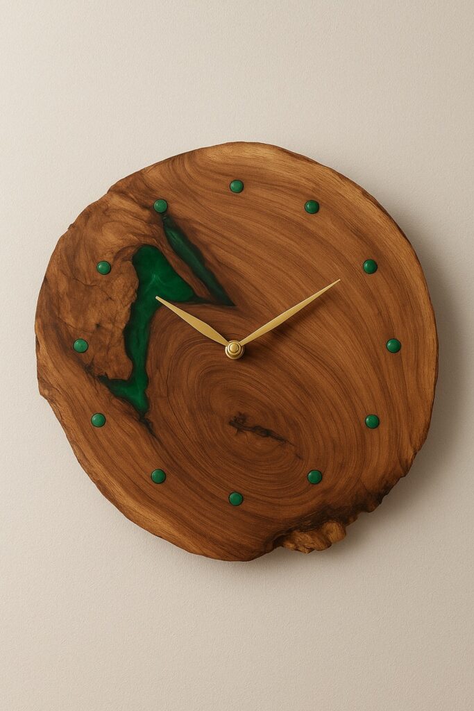 Reclaimed wood clock